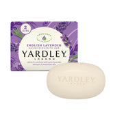 Yardley London Nourishing Bath Bar with English Lavender pack shot highlight soothing cleanse