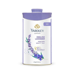 Yardley London talco lavanda: aroma fresco para piel suave tras la ducha.