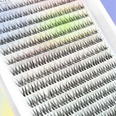 YASNAI lashes are easy to apply at home with lightweight feel.