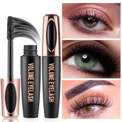 Yasovigi mascara 4D silk fiber con cepillo definido para volumen