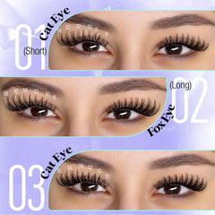 Yawamica 144 pcs cluster lashes allow mix-and-match looks.