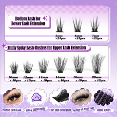 Yawamica 200D volume lash clusters are lightweight and comfortable.