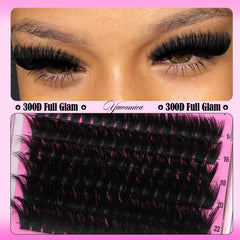 Yawamica 300D clusters provide bold, dramatic length for statement looks.