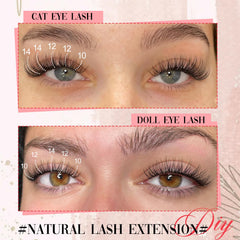 Yawamica DIY 10-14mm lash clusters allow customizable subtle lift.