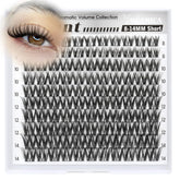 Yawamica Flaunt Lash Clusters 8-14mm for quick daily glam and depth.