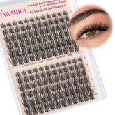 Yawamica Lash Clusters Wispy 10-16mm provide natural volume for everyday eyes.