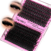 Yawamica mixed-volume clusters; versatile looks from daily chic to dramatic glam.