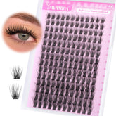 Yawamica natural lash clusters in 10-16mm for customizable daily volume