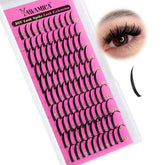 Yawamica Spiky Lash Extensions with D curl for easy natural-to-bold looks