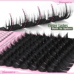 Yawamica Volume Lash Clusters designed for easy at-home DIY application.