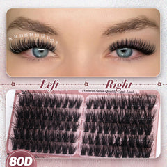 Yawamica wispy cat-eye clusters with tapered ends for natural lift.