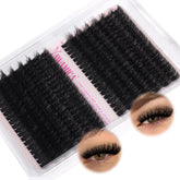 Yawamica wispy clusters close-up showing fluffy natural-looking lashes for daytime wear