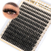 Yawamica Wispy Lash Clusters for DIY application, natural lash boost at home