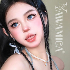 Yawamica Wispy Manga Lashes soft silk bands for lightweight comfort.