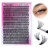 Yawamica 320pc individual lashes in 9-16mm range for customizable everyday looks.