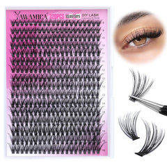 Yawamica 320pc individual lashes in 9-16mm range for customizable everyday looks.