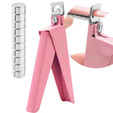 YAYA NAILS acrylic nail clippers with magnets for precise length measurement during manicures.