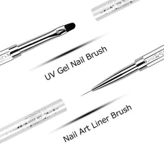 Ycyan brush cap protects bristles from dust and damage.