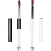 Ycyan oval brush for precise UV gel application and smooth lines
