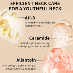 Ycz AH-8 close-up of neck cream texture indicating luxury care.