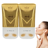 Ycz AH-8 neck firming cream bottle with roller for easy application and smoother neck.