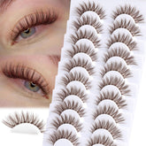 YDAGKH brown lashes natural-look for everyday enhancement.
