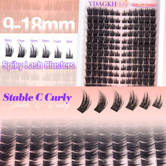 YDAGKH Spikes lash clusters anime cosplay look for dramatic eyes.