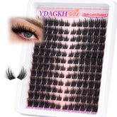 YDAGKH Spikes lash clusters natural texture for everyday volume.