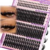 YDAGKH Volume Lash Clusters Spikes show drama with 60-100D density for bold looks