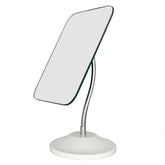 YEAKE adjustable gooseneck mirror showing versatile angle for precise makeup