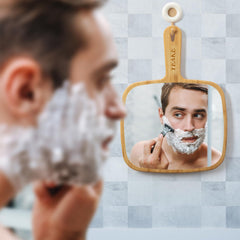 YEAKE mirror uses HD optical glass for clear, true reflections.