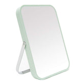 Yeake table desk vanity mirror with folding green stand for compact desk makeup