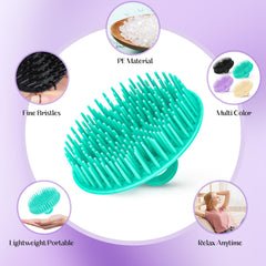 YEALIFE travel-friendly scalp brush ideal for on-the-go cleansing.