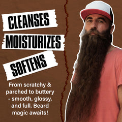 YEALIR beard conditioner bottle delivers lightweight conditioning and softness