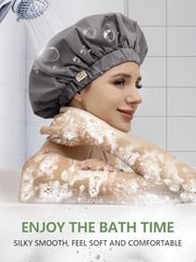 Years Calm gorro-ducha-interior-satin-suave mantiene el cabello seco