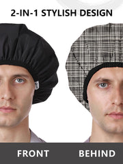 Years Calm Men Shower Cap patterned-side with durable print for style