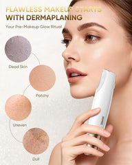 YeCheer dermaplane tool rechargeable battery enables long use between charges.