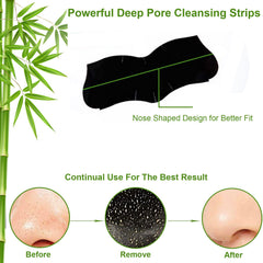 Yecuce ELAIMEI pore strips application on the nose for easy use.