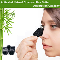 Yecuce ELAIMEI pore strips nose closeup showing blackhead removal and refined pores.