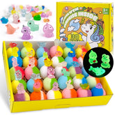 Yekery bath bombs with glow-in-the-dark toy inside create a surprising bath experience