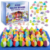Yekery bath bombs with surprise toy inside boost bath-time excitement