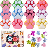 Bomba de baño Yekery con pata rosa para imaginación y diversión.
