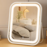 YEKKOPT lighted makeup mirror front view for precise makeup application