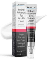 YEOUTH crema de ojos retinol, enfoque en bote, ayuda a hidratar y suavizar la apariencia de ojeras.
