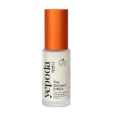 Yepoda Skinject Effect bottle front view highlighting premium glass packaging for sustainable skincare