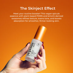 Yepoda Skinject Effect plant-based PDRN close-up illustrating vegan, skin-boosting ingredients