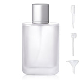 Yerpkefey 100ml frosted glass bottle for refillable perfume on the go