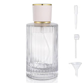 Yerpkefey 100ml round glass spray bottle designed for precise perfume application.