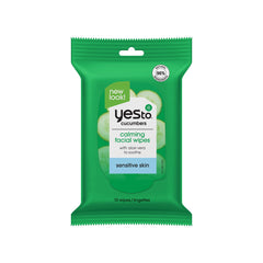 Yes To Cucumbers: toallitas faciales de viaje compactas para limpieza rápida sin enjuague