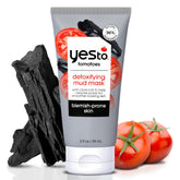 Yes To Tomatoes mascarilla arcilla detox empaquetado, opción práctica para uso semanal.